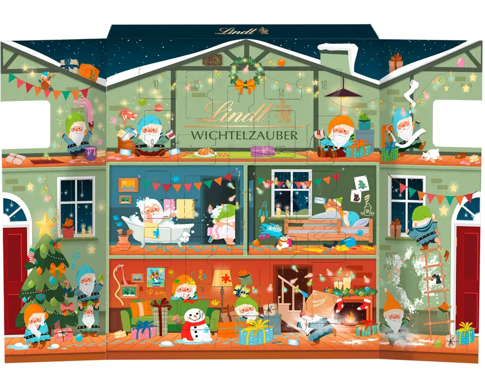 Lindt Adventskalender Wichtel 146 g