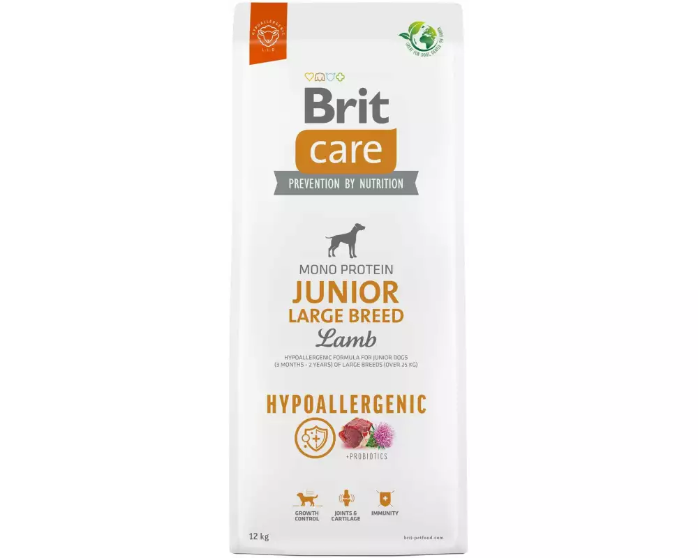 Brit Trockenfutter Care Junior Large Hypoallergenic Lamm, 12 kg
