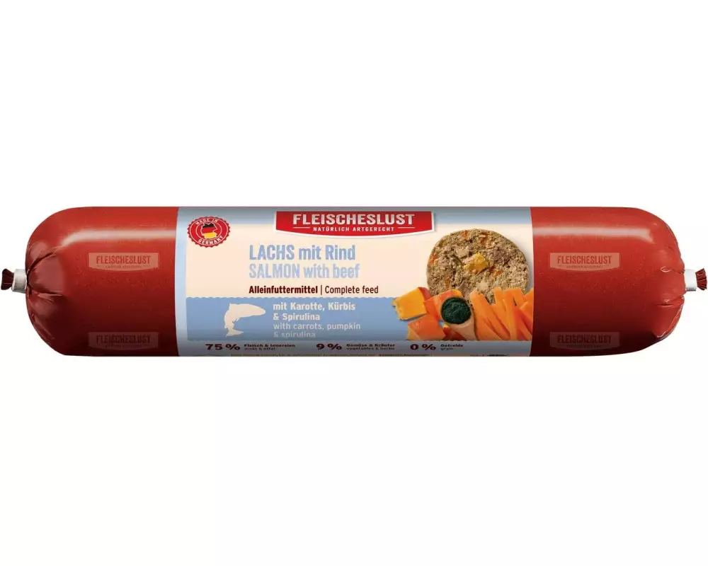 Fleischeslust Nassfutter Classic Frischer Lachs, 400 g