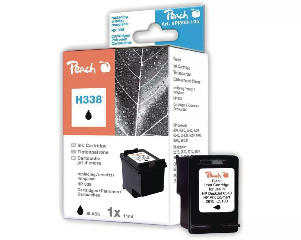 Peach Tinte HP Nr. 338 (C9365E) Black