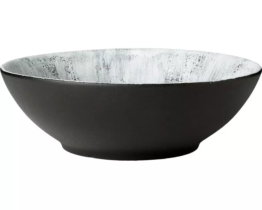 Lunasol Schale Gaya Atelier Space Komet Ø 17 cm, Schwarz/Grau