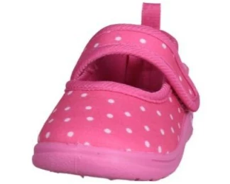 Playshoes Hausschuhe Punkte Gr. 28/29, Rosa