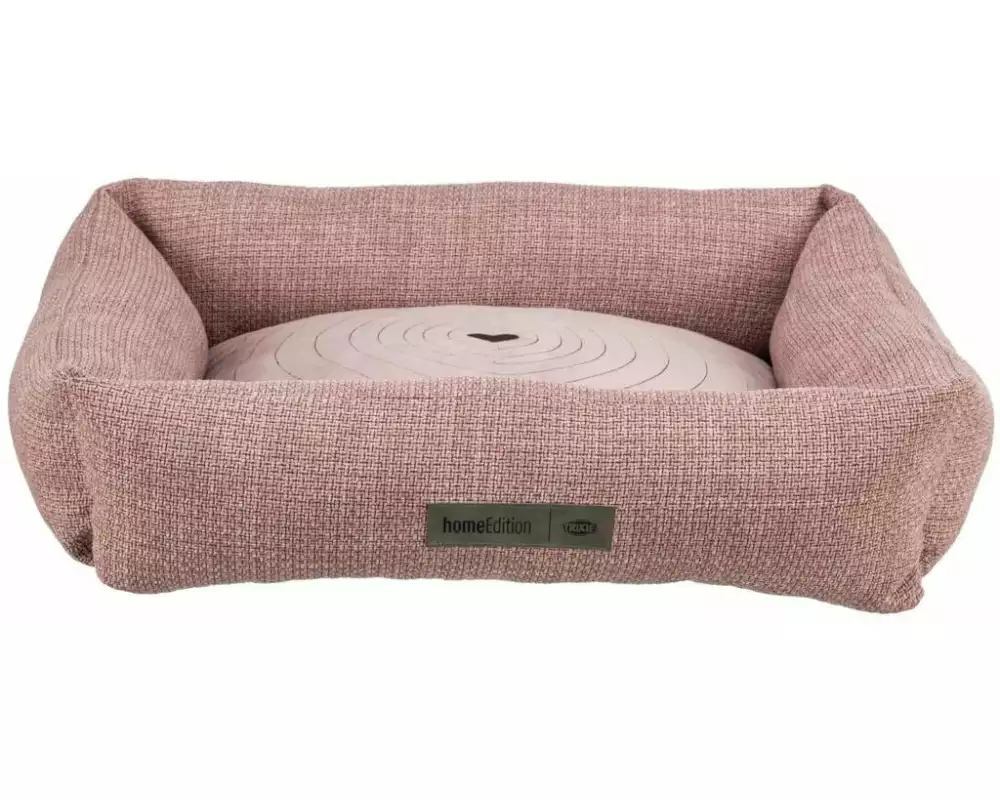 Trixie Hunde-Bett Viviana, 100 cm x 70 cm, Altrosa