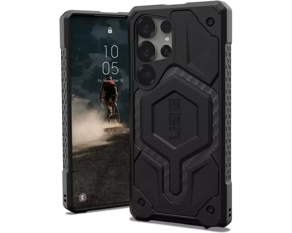 UAG Back Cover Monarch Galaxy S25 Ultra Carbon Fiber