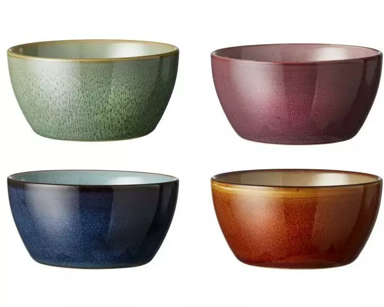 Bitz Schale 12 cm, 4 Stück, Wood/Sand