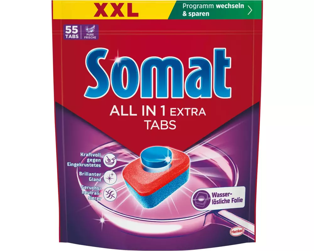 Somat Maschinenspülmittel All in 1 Extra 55 Tabs