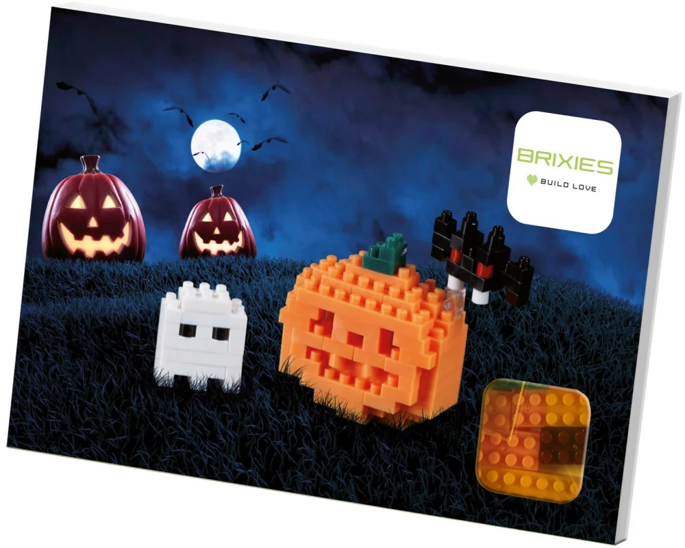 BRIXIES Bausteinmodell Halloween aus 99 Bausteinen