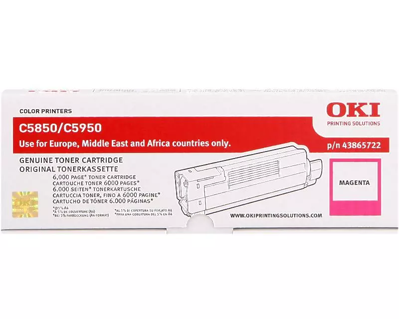 OKI Toner 43865722 Magenta