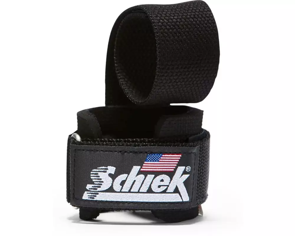 Schiek Sports Deluxe Powerlifting Zughilfen, Schwarz One Size