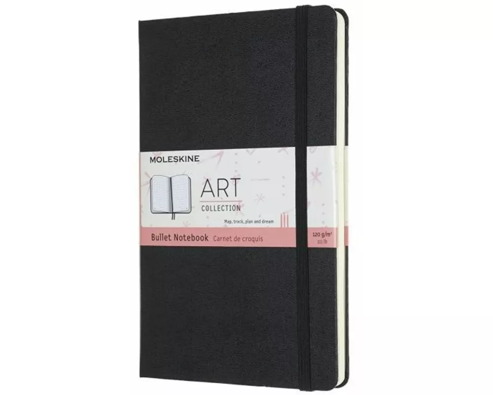 Notizbuch / Bullet Large/ Punktraster Schwarz / A5