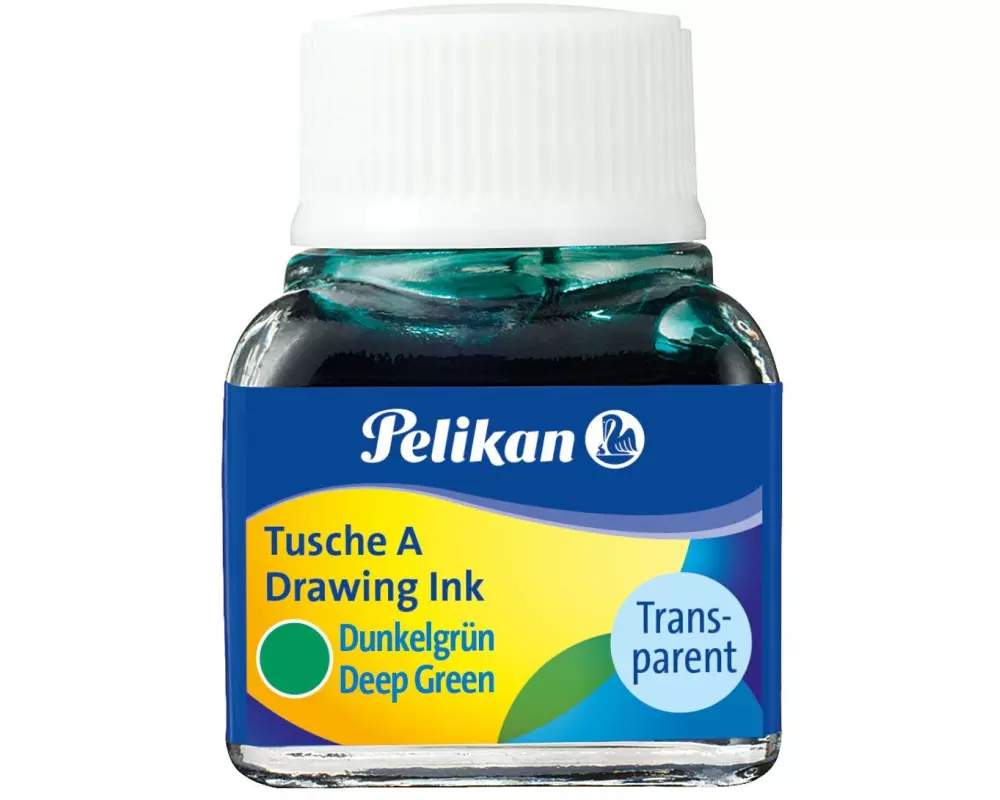 Pelikan Tusche A 523/7, 10 ml, Dunkelgrün