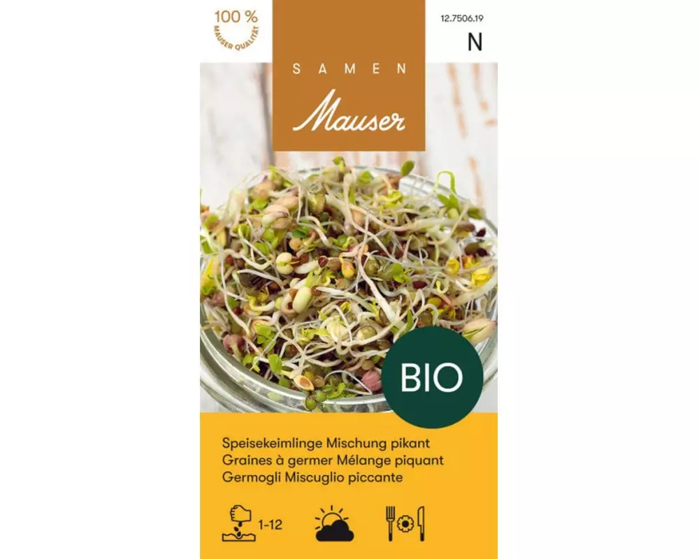 Samen Mauser Keimsprossen Misch. Pikant 200 g