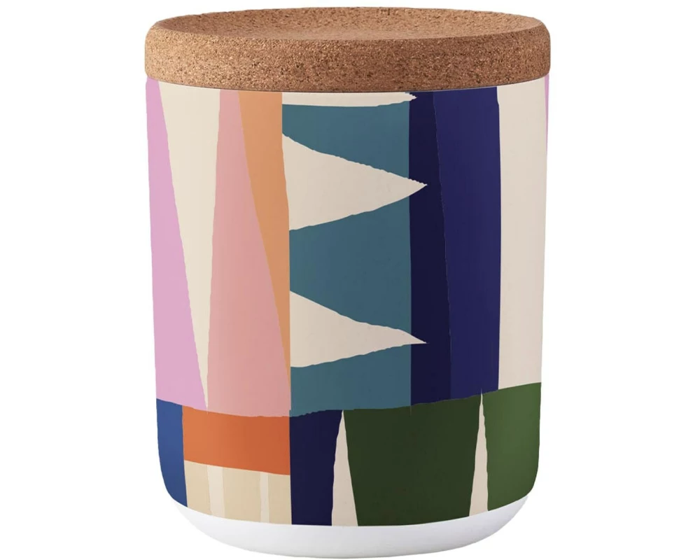 BioLoco Vorratsdose Burst of colors M, 0.8 l, Blau/Grün/Rosa