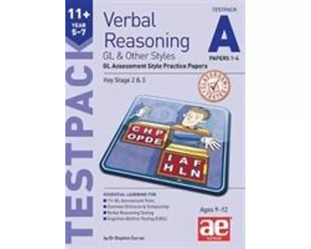 11+ Verbal Reasoning Year 5-7 GL & Other Styles Testpack A Papers 1-4