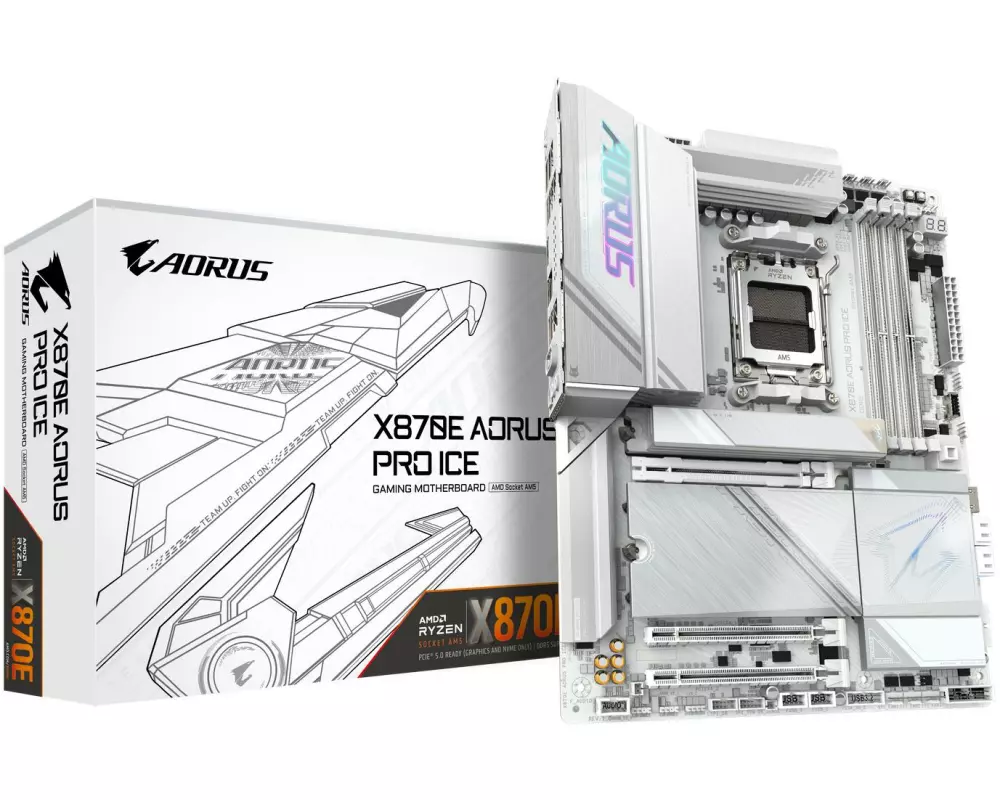 Gigabyte Mainboard X870E AORUS PRO ICE