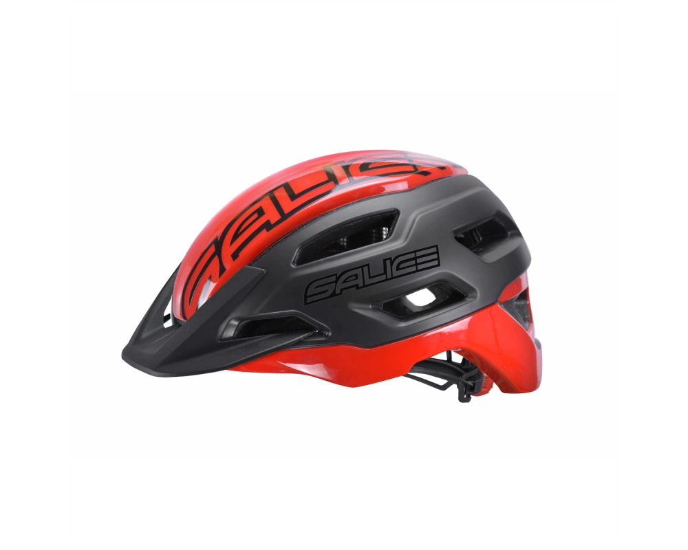 Salice Occhiali Velohelm Stelvio, XS 51-56, Black/Red