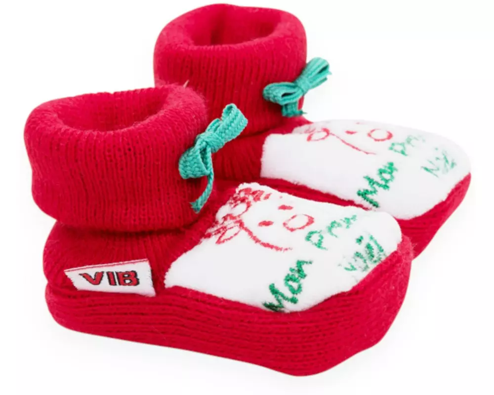 Very Important Baby Schühchen My first X-mas Rot/Weiss