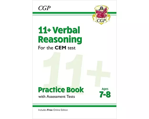 11+ CEM Verbal Reasoning Practice Book & Assessment Tests - Ages 7-8 (with Online Edition)