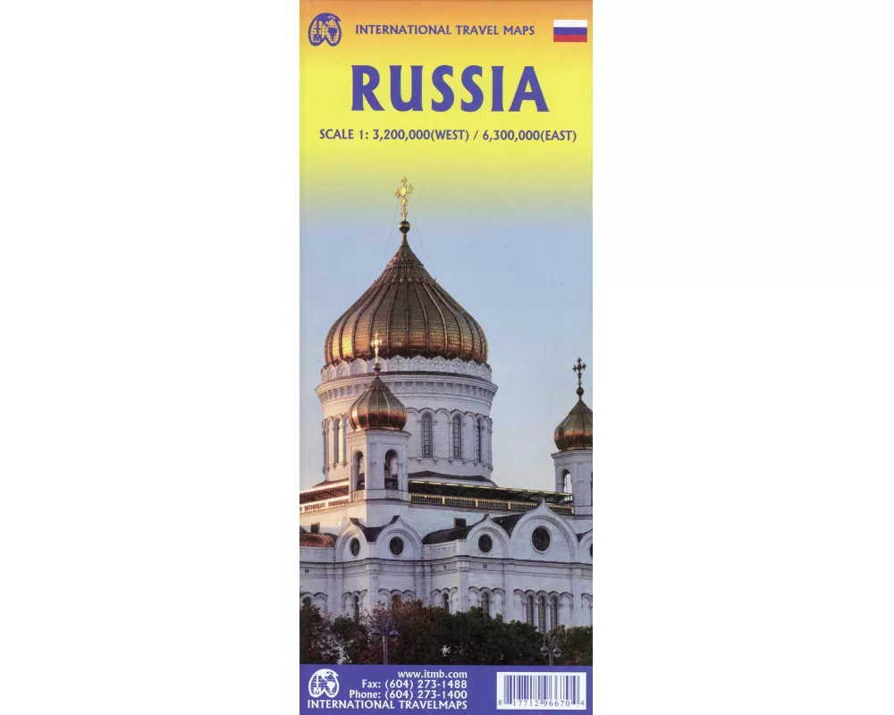 Russia West 1 : 3 200 000 / East 1 : 6 3000 000