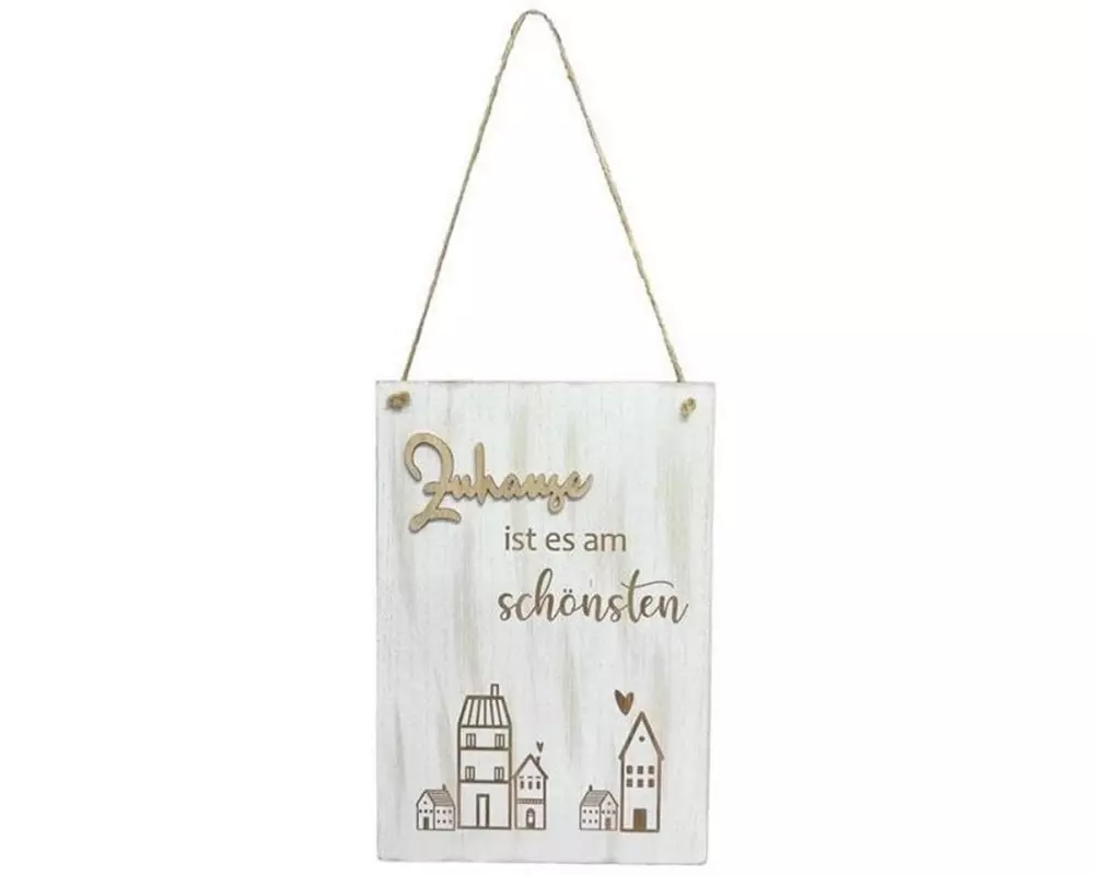 Dameco Türschild Zuhause ist es am schönsten 20 x 29 cm