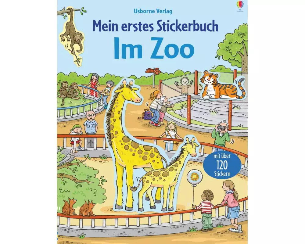 Mein erstes Stickerbuch: Im Zoo