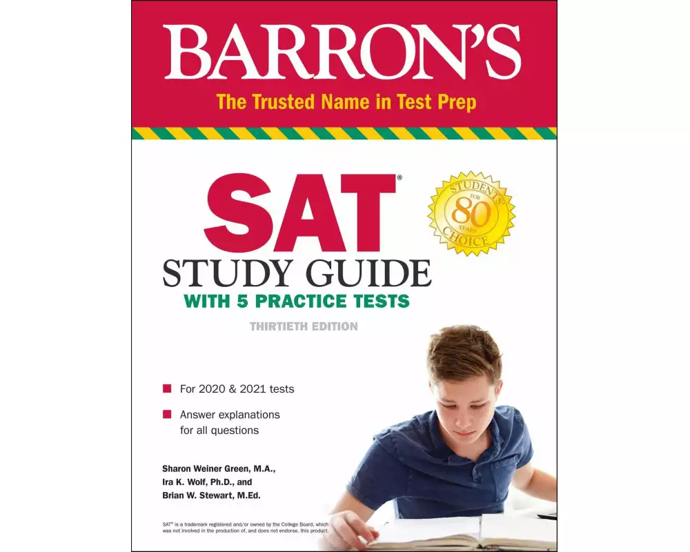 Barron's SAT Study Guide with 5 Practice Tests