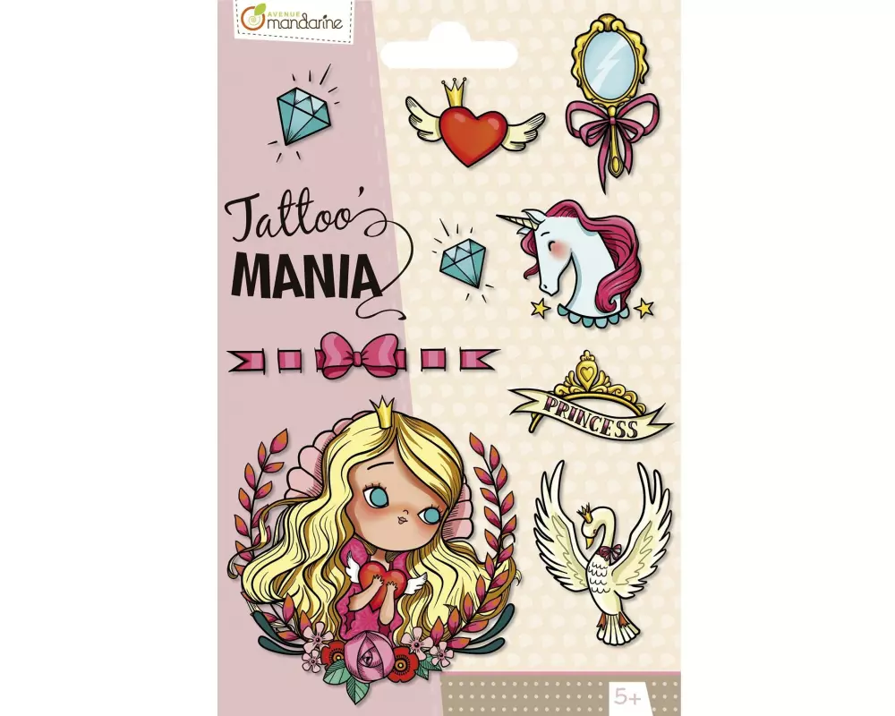 Avenue Mandarine Tattoo Set Tattoo Mania Prinzessin