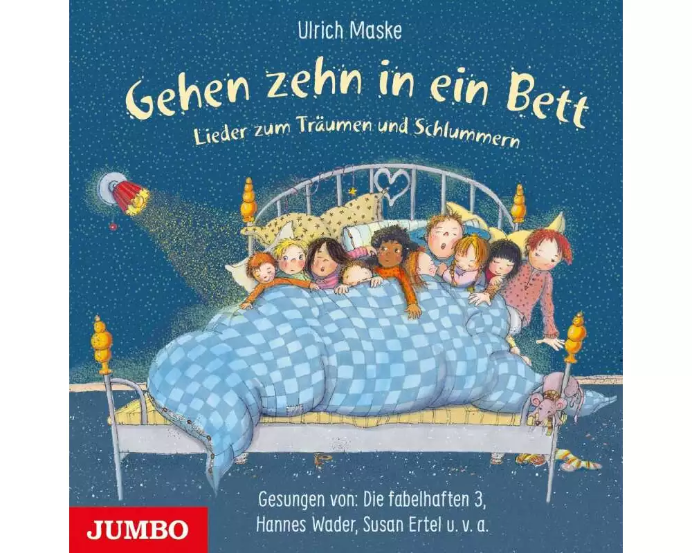 Gehen zehn in ein Bett