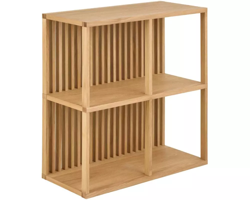 AC Design Wandregal Wellington Hellbraun, 67 x 31 x 69 cm