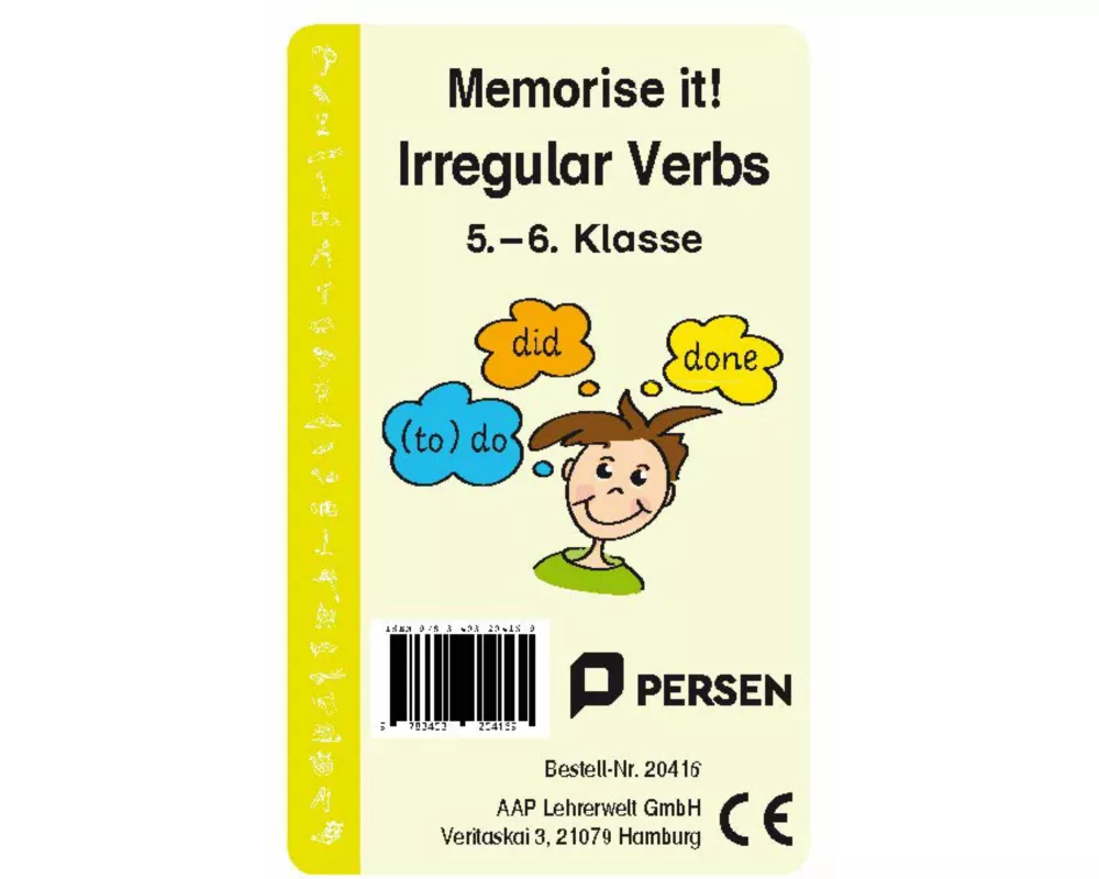 Memorise it! Irregular Verbs