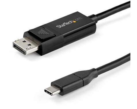 StarTech.com 6ft (2m) USB C to DisplayPort 1.4 Cable 8K 60Hz/4K