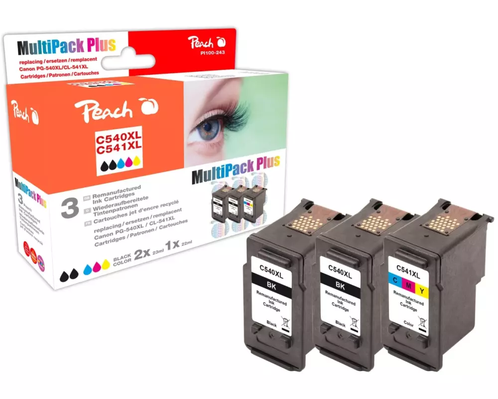 Peach Druckkopf Canon PG-540XL / CL-541 C, M, Y, 2x BK