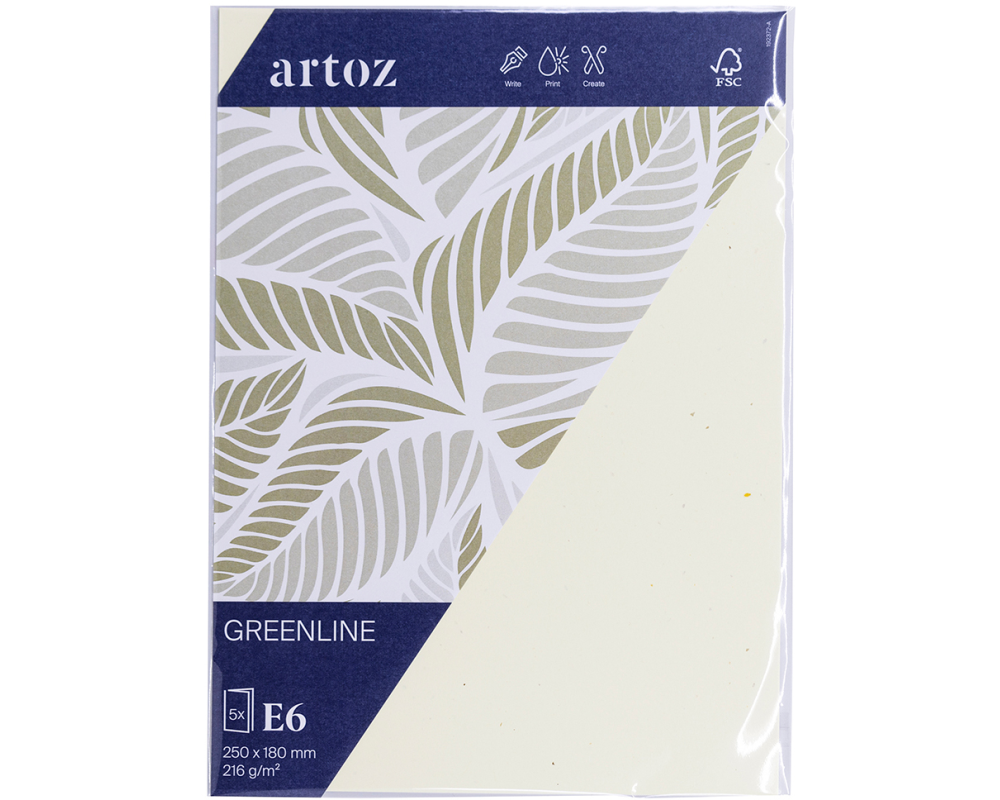 ARTOZ Karten 1001 E6 19237226-242 216g, tortilla 5 Blatt