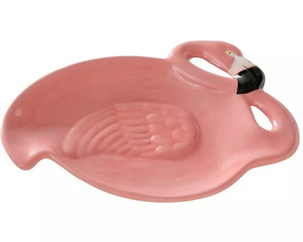 Boltze Servierplatte Flamingo 28 cm