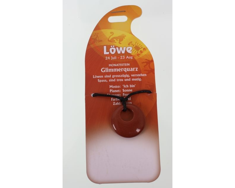 ROOST Halsband Löwe Glimmer G253 Glimmerquarz