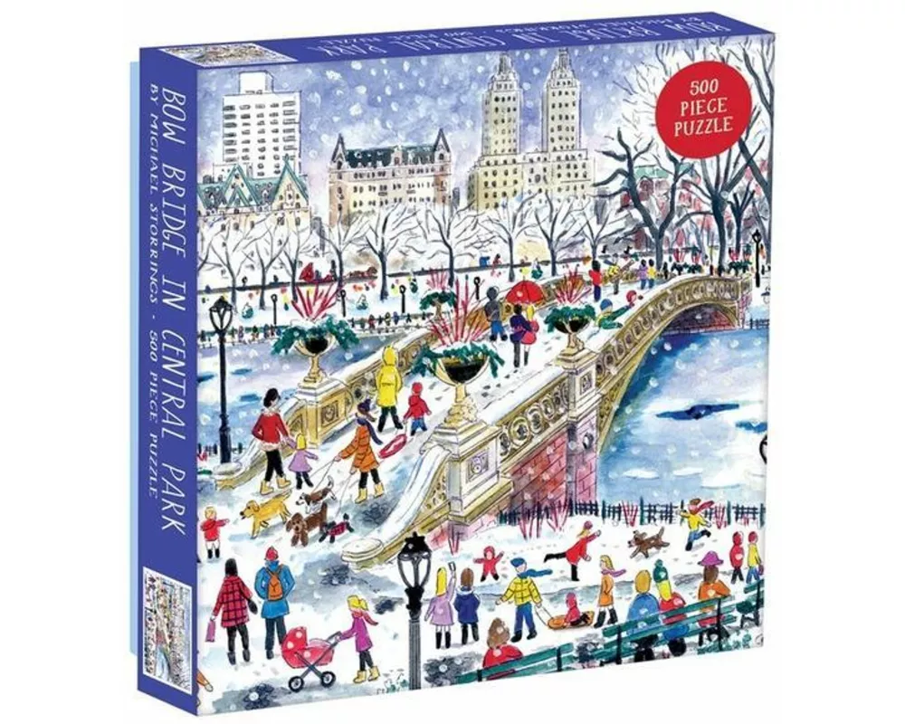 Michael Storrings Bow Bridge In Central Park 500 Piece Puzzle