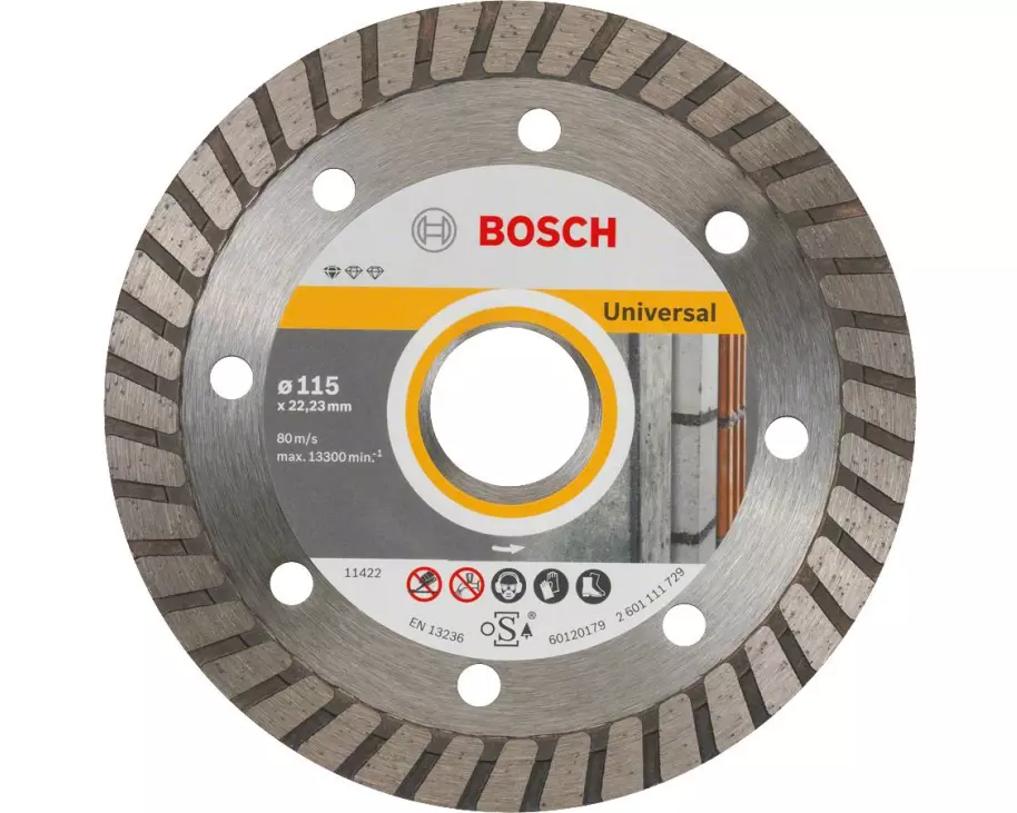 Bosch Professional Diamanttrennscheibe Standard for Universal, 115 x 2 x 10 mm