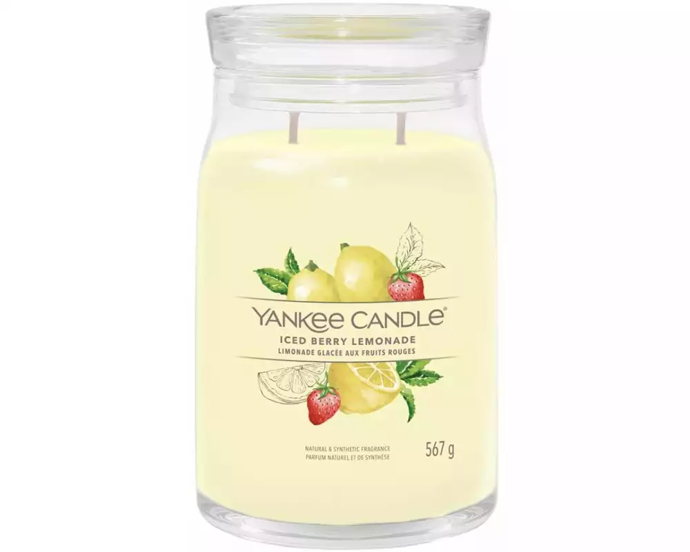 Yankee Candle Signature Duftkerze Iced Berry Lemonade Signature Large Jar