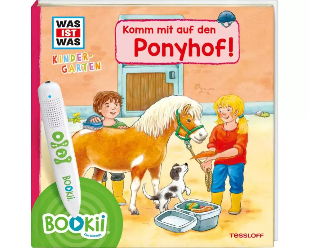 BOOKii WAS IST WAS Kindergarten Komm mit auf den Ponyhof!