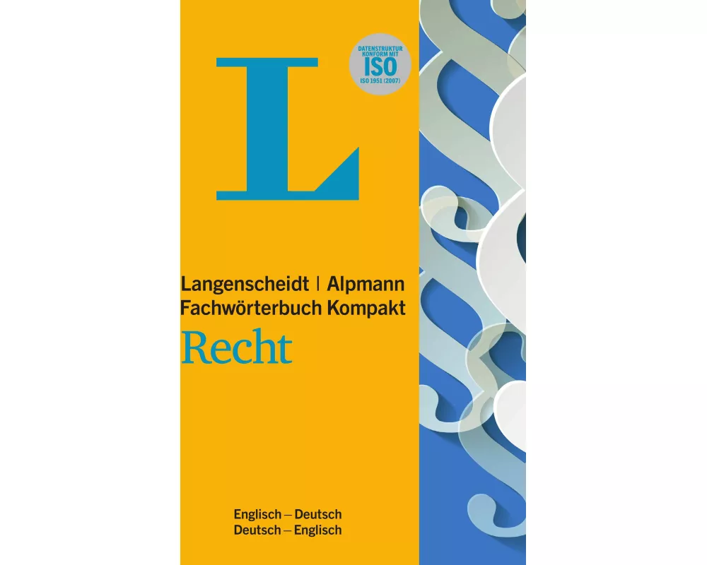 Langenscheidt Alpmann Fachwörterbuch Kompakt Recht Englisch