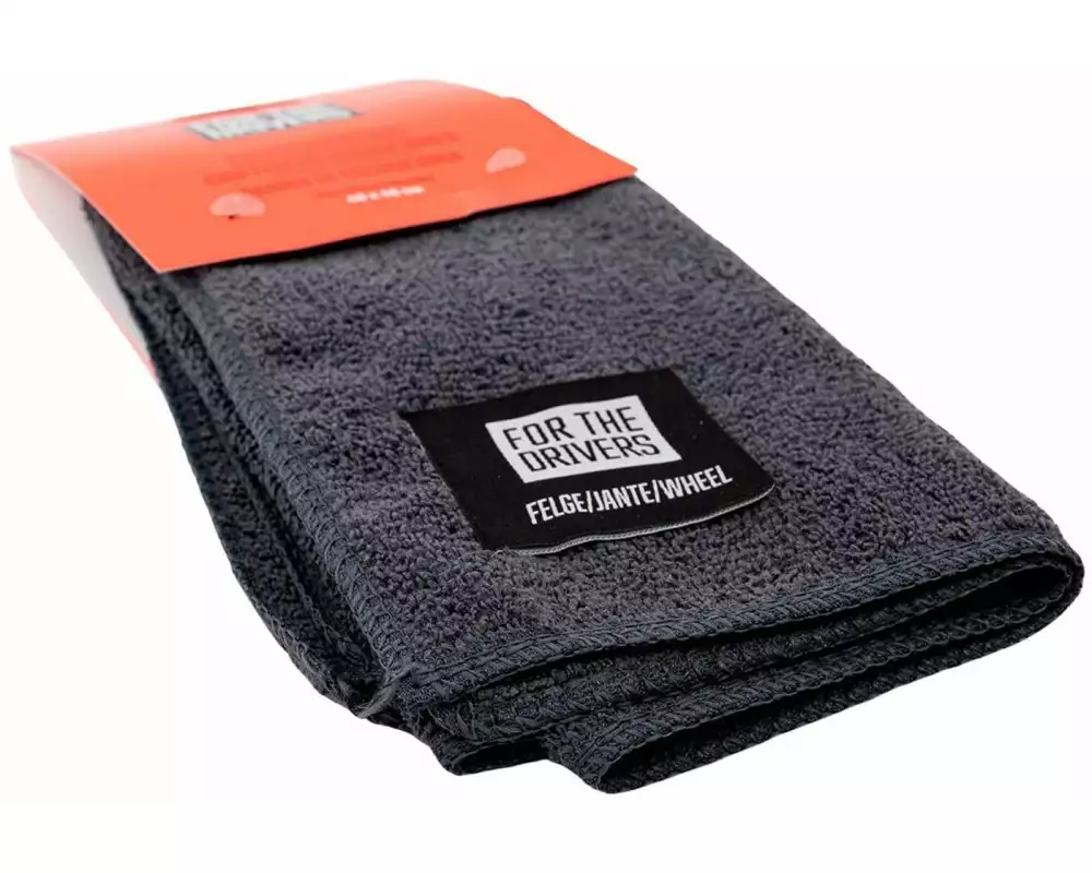 For The Drivers Mikrofasertuch Felge 40 x 40 cm, grau