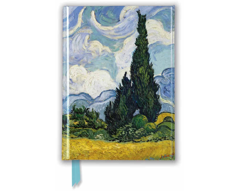 Vincent Van Gogh: Wheat Field with Cypresses (Foiled Pocket Journal)