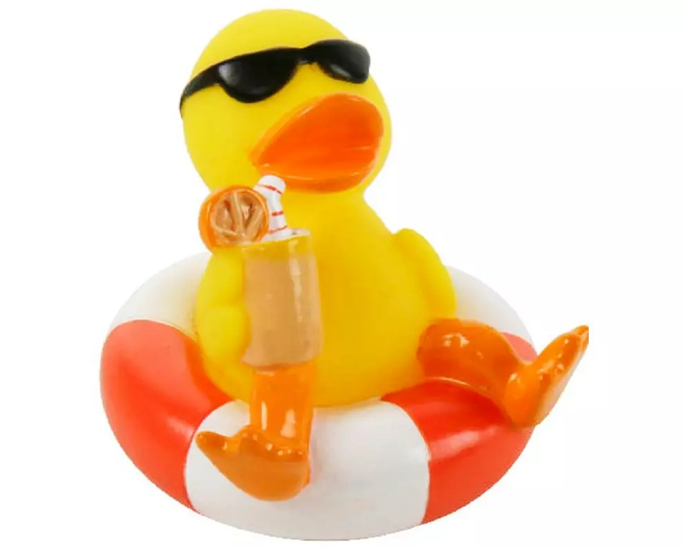 Trendcompany Badeente Schwimmring