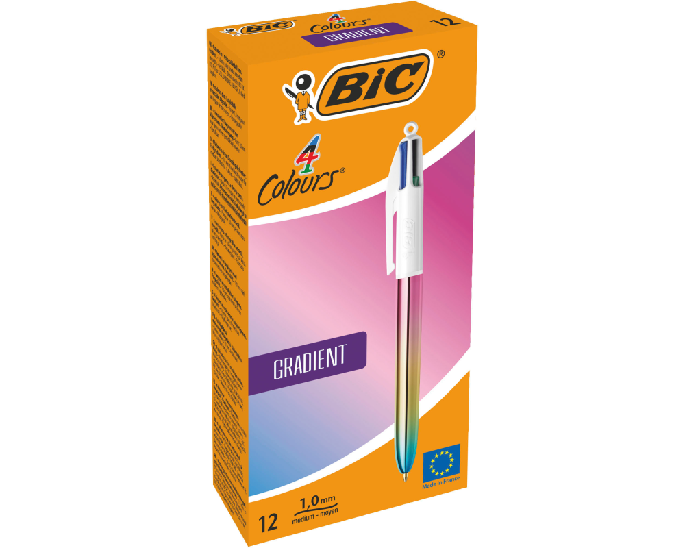 BIC Kugelschreiber 4 Colours 0.4mm 511034 Gradient