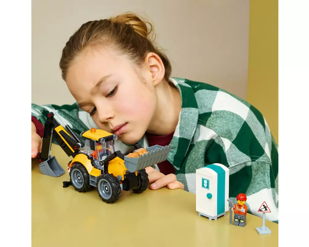 LEGO City Gelber Baggerlader 60480