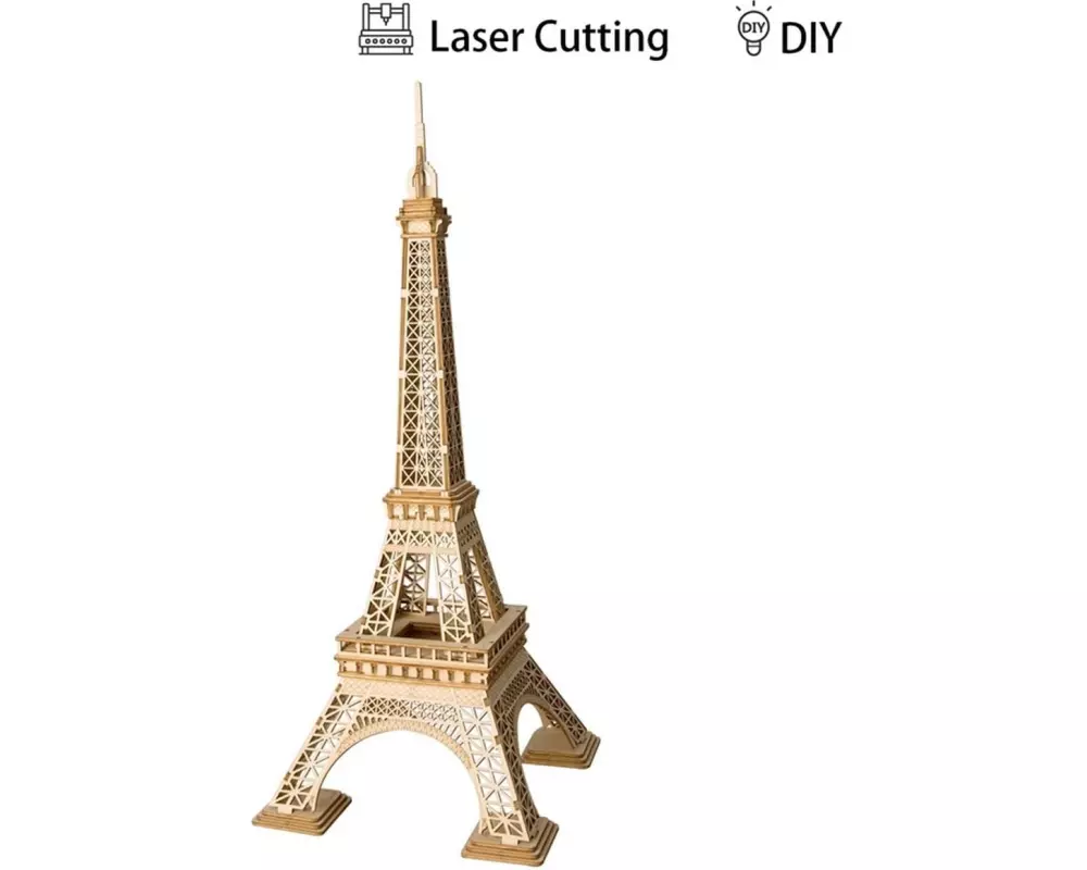 Rolife Bausatz Eiffel Tower 3D-Holzmodell Eiffelturm 121 Teile