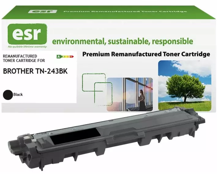 ESR Toner cartridge compatible with Brother TN-243BK black remanufactured 1.000 pages