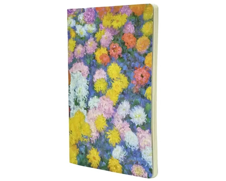PAPERBLANKS Notizheft A5 CBD6273 Monets Chrysanthemen dot 80 S.