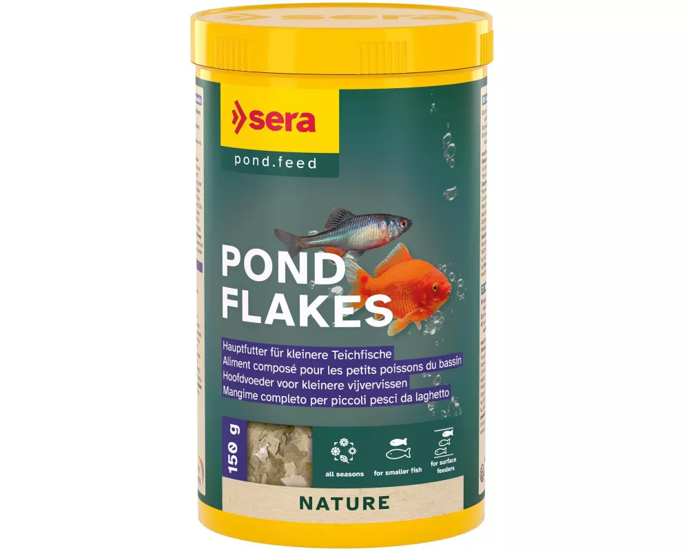 sera Teichfutter Pond Flakes Nature, 1000 ml, 150g