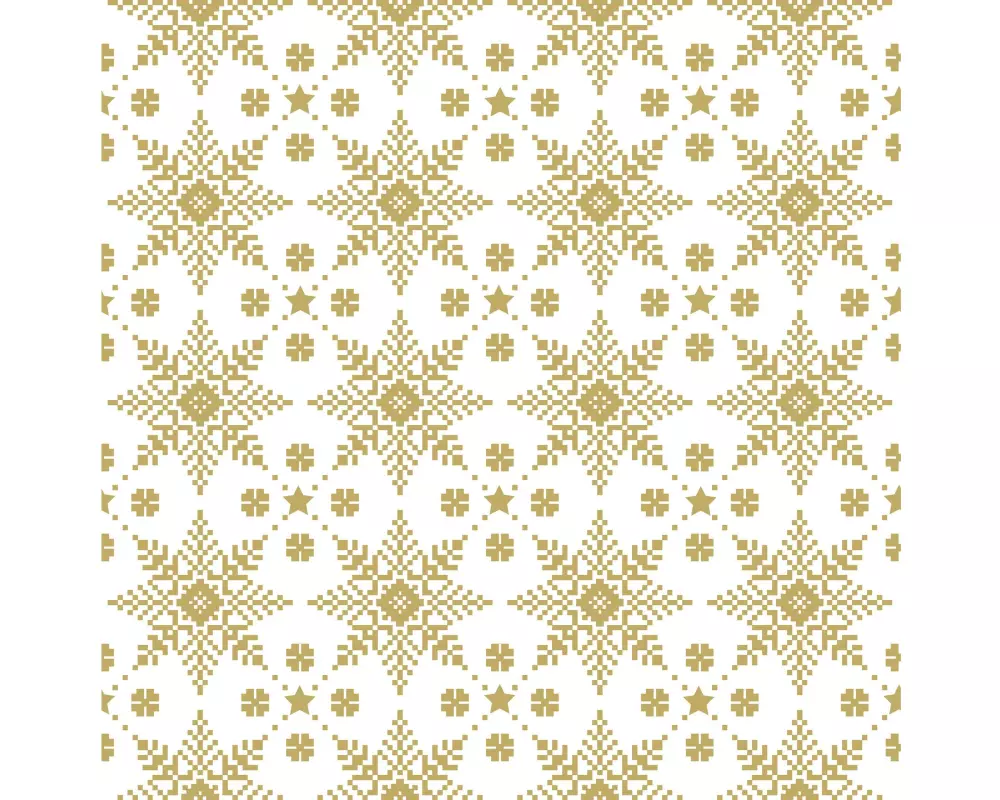 Paper + Design Weihnachtsservietten Golden Snow 33 cm x 33 cm, 20 Stück